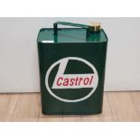 RECTANGULAR CASTROL FUEL CAN UNUSED