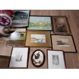 MULTIPLE PICTURES AND CALENDARS INCLUDES STILL LIFE