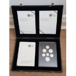 THE ROYAL MINT 2008 UNITED KINGDOM SILVER PROOF ROYAL SHIELD OF ARMS COIN COLLECTION IN ORIGINAL