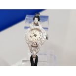 BEAUTIFUL DIAMOND SET COCKTAIL WATCH