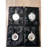 4 BOXES POCKET WATCHES FROM THE HERITAGE COLLECTION