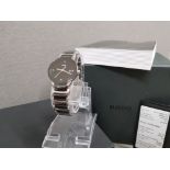 STEEL AND CERAMIC RADO QUARTZ WATCH WITH BOX AND PAPERS