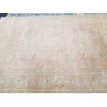 LARGE 246 X 366CM FRINGED CARPET