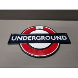 CAST METAL LONDON UNDERGROUND PLAQUE