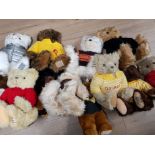 12 GIORGIO BEVERLY HILLS COLLECTORS BEARS ALL DIFFERENT DATES