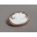 CAMEO BROOCH 7.4G