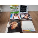 3 BAGS OF MISCELLANEOUS LP RECORDS WHAM WHITNEY AND ELAINE PAIGE ETC