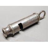 BIRMINGHAM ARP J. HUDSON AND CO WARDENS AIR RAID WHISTLE