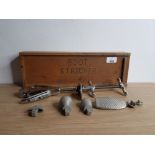 VINTAGE BOOT STRETCHER IN WOODEN CASE