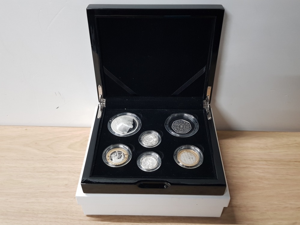 UK 2011 ROYAL MINT SILVER PIEDFORT COIN SET OF 6 COINS IN ORIGINAL PRESENTATION CASE WITH - Image 2 of 2