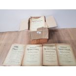 A BOX CONTAINING A LARGE QUANTITY OF VINTAGE GASSELLS GAZETTEER TOPOGRAPHICAL DICTIONARIES OF THE
