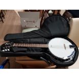 TONEWOOD BANJO IN ORIGINAL CASE