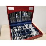 114 PIECE STAINLESS STEEL CANTEEN SERVICE FOR 12 PERSONS BY VINERS THE PARISH COLLECTION