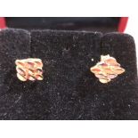 PAIR OF 22CT GOLD POH KONG EARINGS 1.2G