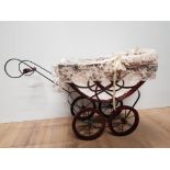 REPRODUCTION CHILDS PUSH PRAM