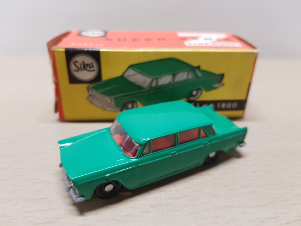 VINTAGE SIKU DIE CAST CAR FIAT 500 WITH ORIGINAL BOX