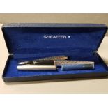 SHEAFFER FOUNTAIN PEN WITH 14K NIB IN ORIGINAL CASE