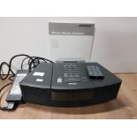 BOSE WAVE RADIO/CD PLAYER WITH LEADS AND REMOTE