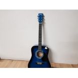 FALCON ACOUSTIC GUITAR WITH COVER