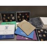 ELEVEN UK ROYAL MINT PROOF YEAR COMPLETE SETS 1975, 1976, 1977, 1980, 1981, 1982, 1983, 1984,