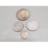 UK GEORGE IV MAUNDY SET ABOUT FDC WITH MATCHING TONES, THREEPENCE SHOWING SLIGHT WEAR
