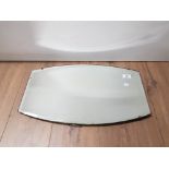 VINTAGE BEVELLED EDGED MIRROR 56CMS X 33CMS