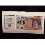 UK 10 POUND BANKNOTE OF JANE AUSTIN UNCIRCULATED IN PRESENTATION BOX