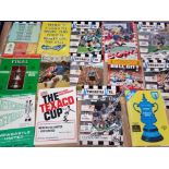 SELECTION OF NEWCASTLE UNITED FOOTBALL PROGRAMMES FROM THE 1989-1990 SEASON ALL IN GOOD CONDITION