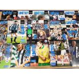 NEWCASTLE UNITED FOOTBALL PROGRAMMES FROM THE 1992-1993 SEASON A TOTAL OF 24 HOME GAMES IN NICE