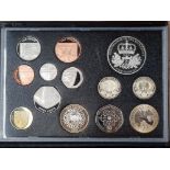 13 COIN UK ROYAL MINT 2010 PROOF COIN SET COMPLETE IN ORIGINAL CASE