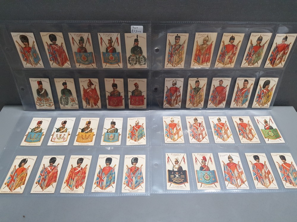 RARE COMPLETE SET OF 50 JOHN PLAYER CIGARETTE CARDS 1900 MILITARY SERIES IN GOOD CONDITION ABOUT 5 - Image 2 of 3