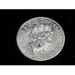 SILVER UK 2015 50 POUND COIN IN CASE