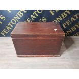 WOODEN STORAGE BOX 52CMS X 30CMS X 33CMS