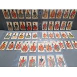 RARE COMPLETE SET OF 50 JOHN PLAYER CIGARETTE CARDS 1900 MILITARY SERIES IN GOOD CONDITION ABOUT 5