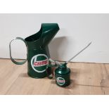 2 X CASTROL OIL CANS
