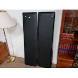 2 BLACK LEATHERETTE HEAD BOARDS