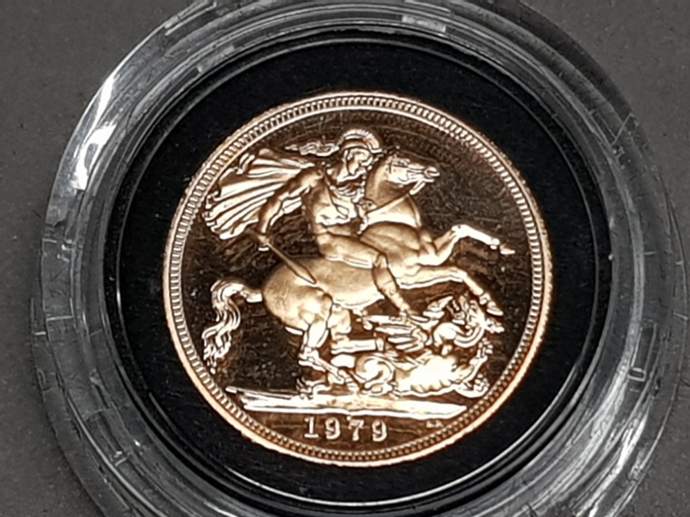 UK ROYAL MINT 1980 GOLD PROOF SOVEREIGN IN PRESENTATION CASE - Image 2 of 3