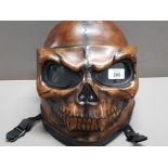 BIKE SAFTEY HELMET WITH SKULL DESIGN