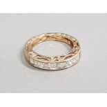 GOLD DIAMOND SET BAND 4.2G SIZE Q