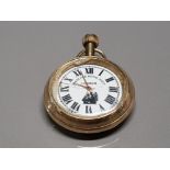 BRASS POCKET WATCH MADE FOR ROYAL NAVY LONDON 104G