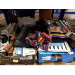 LARGE LOT MISCELLANEOUS INCLUDING TOYS ROLLER BLADES ELECTRIC HOT PLATE