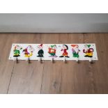 CAST SEVEN DWARVES COAT HANGER