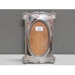 BEAUTIFUL EDWARDIAN HALLMARKED BIRMINGHAM SILVER 1909 PHOTO FRAME