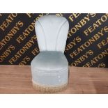 FRINGED BOUDOIR CHAIR