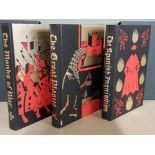 SET OF 3 HARDBACK BOOKS FOLIO SOCIETY INCLUDES THE SPANISH INQUISITION BY HENRY KAMEN 1998, THE