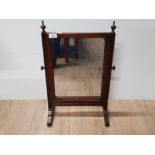 EDWARDIAN MAHOGANY DRESSING TABLE MIRROR