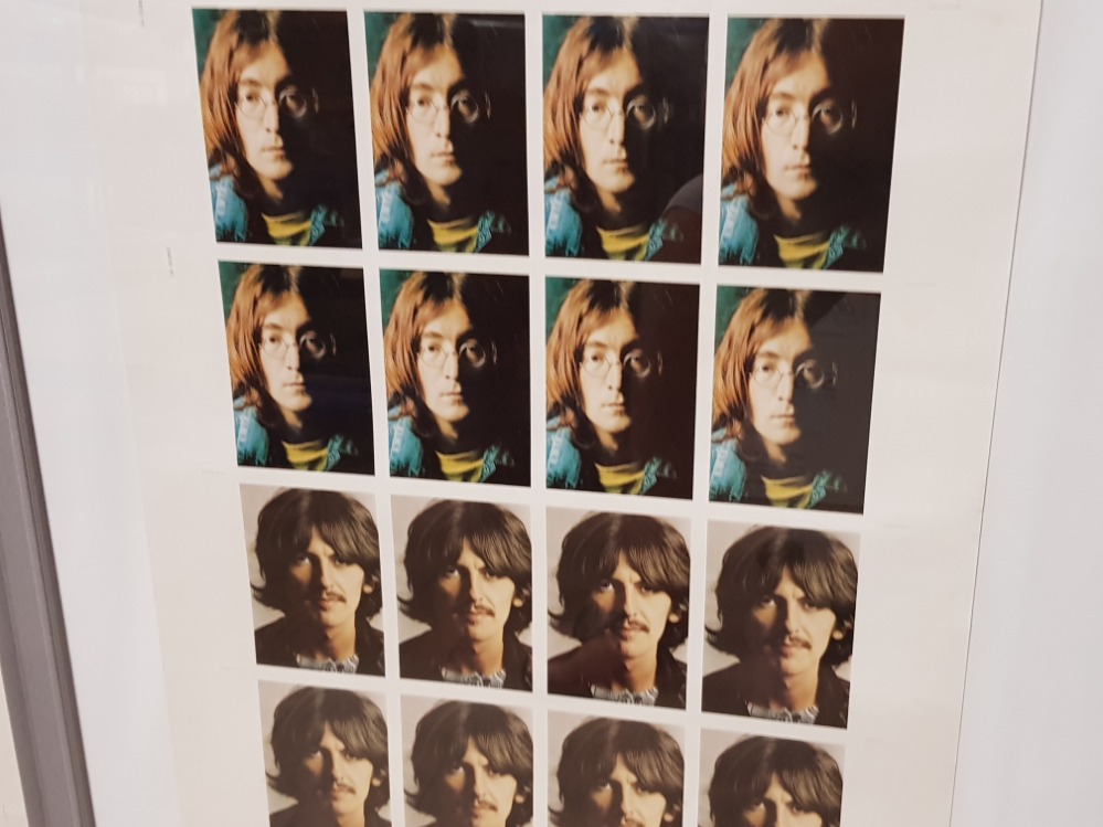 ORIGINAL 1970S BEATLES PHOTOGRAPHS SHEETS USED TO DESIGN LP RECORD SLEEVES - Image 2 of 3