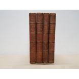 A RARE SET OF 4 LEATHER BOUND BOOKS TALES OF THE CRUSADERS DATED 1825