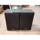 A PAIR OF TECHNICS SPEAKERS