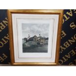 FRAMED AND MOUNTED MC QUEENS SPORTINGS ENGRAVING BY J STURGES AND C HUNT